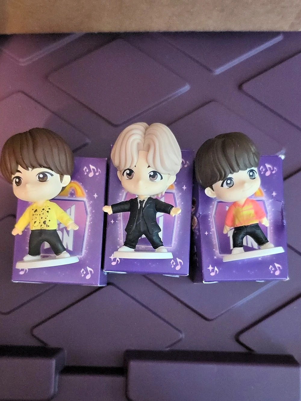 McDonald's BTS TinyTAN Happy Meal Figurines Set of 3